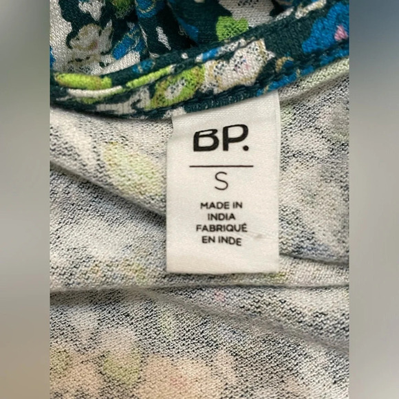 BP Womens Green Moss Hannah Kate Dress Size Small Floral Print Long Sleeve - Picture 8 of 9